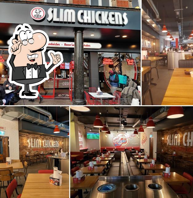 The interior of Slim Chickens Nottingham