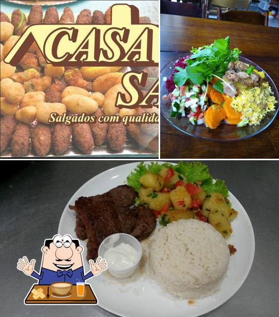 Comida em Casa dos Salgados Restaurante