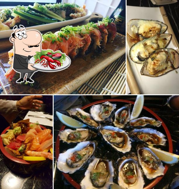 Prueba las diferentes comidas con marisco que sirven en Nozomi Sushi