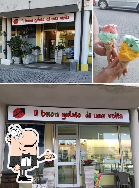 Questa è la foto che mostra la interni e dolce di Gelateria Il Buon Gelato Di Una Volta