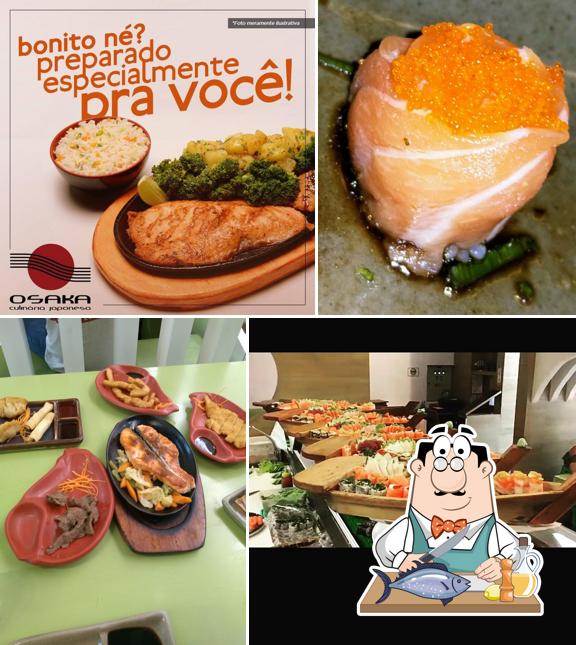 Salmão grelhado em HIKARI SUSHI SHOPPING GRANJA VIANA L3