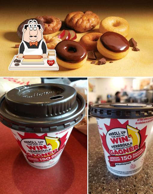 Tim Hortons offers a range of sweet dishes