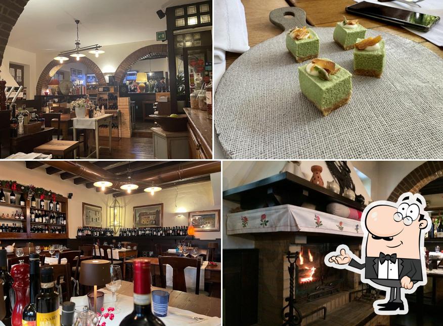 Gli interni di Hostaria Alla Tavernetta