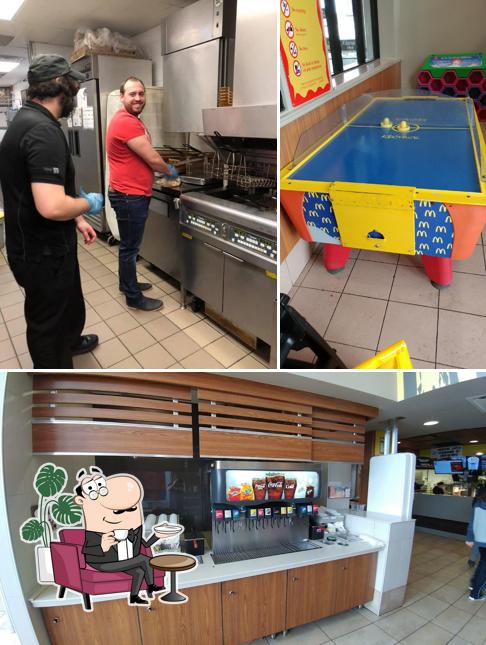 L'intérieur de McDonald's