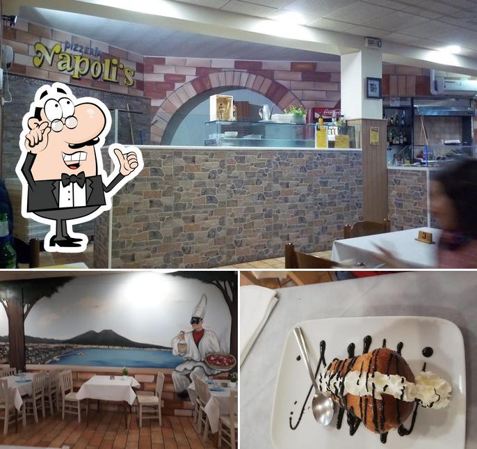 La foto di interni e dolce da Napoli's Osimo