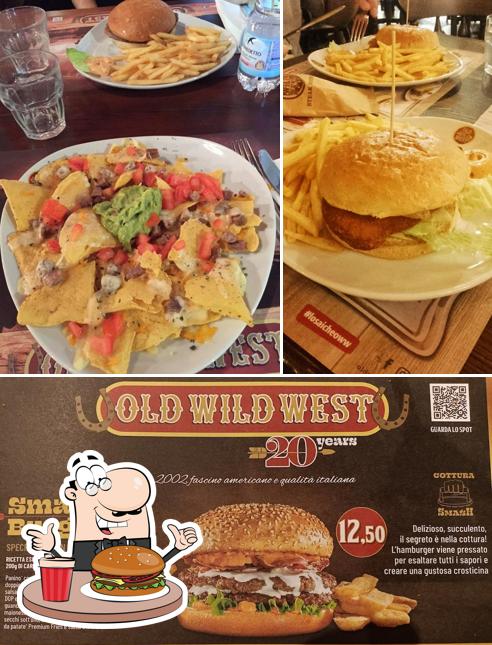 Закажите гамбургеры в "Old Wild West"