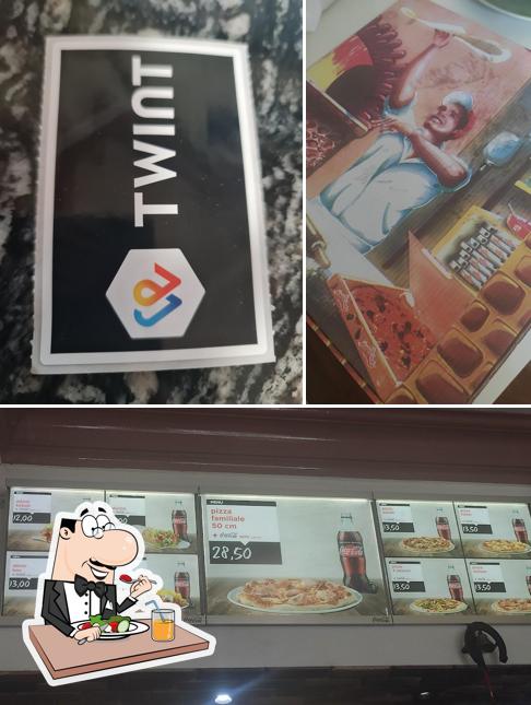 La cibo e interni del ristorante