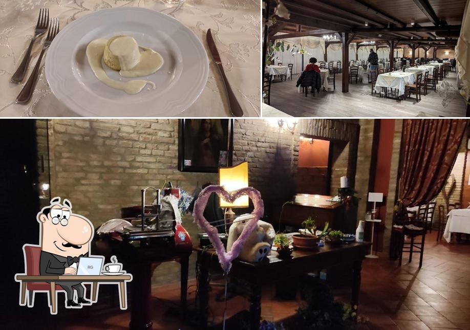 La foto della interni e cibo di Ristorante Corte Scanarola