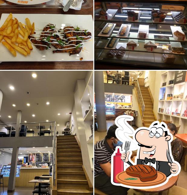 Pick meat meals at Barista