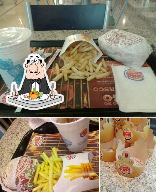 Comida em Burger King