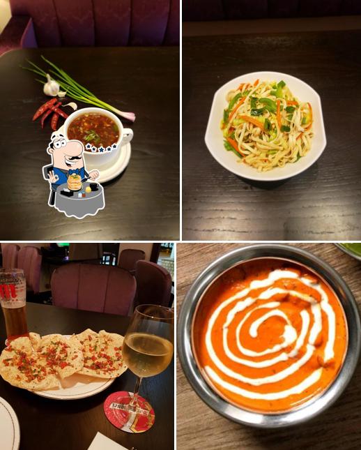 Food at Curry Lounge Restaurant and Bar