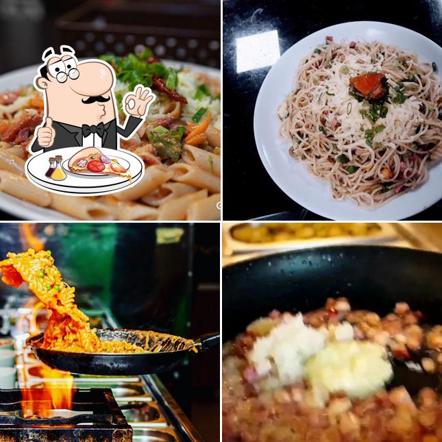 Altino'S massas e grill macarrão ao vivo e grelhados