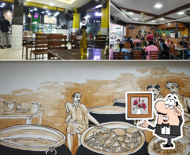 Take a seat at one of the tables at Salkkaar Restaurant