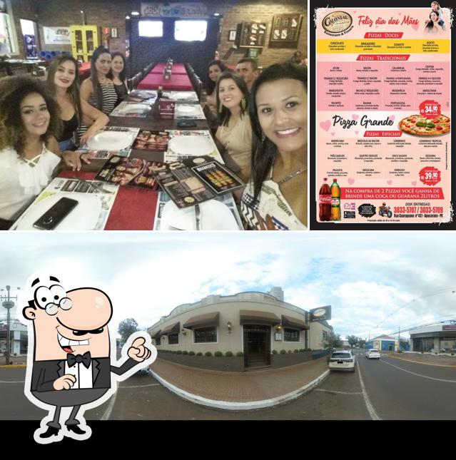 O exterior do Colonial Chopperia!!! Pizzaria e Restaurante