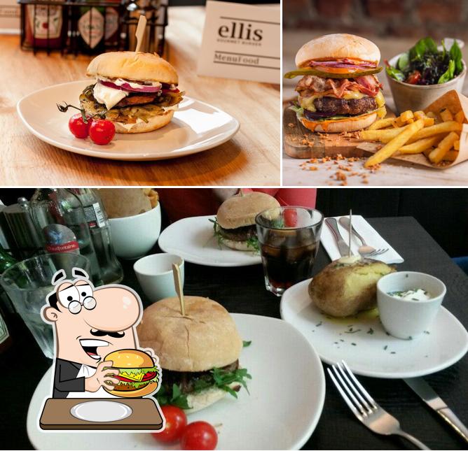 Essayez un hamburger à Ellis Gourmet Burger