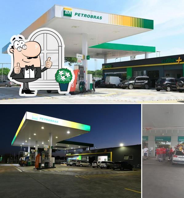 O exterior do Posto Petrobras