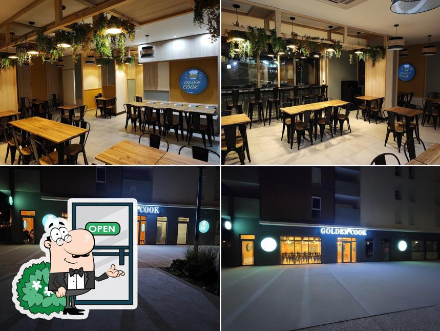 L’image de la extérieur et intérieur de Golden Cook’s