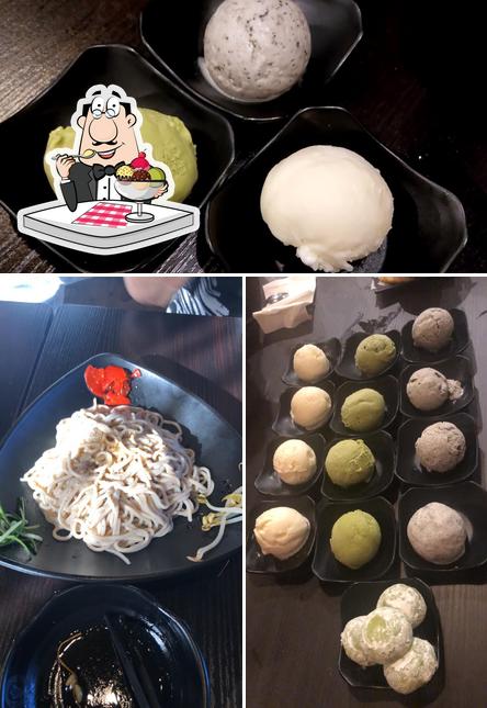 Okami Japanese Restaurant offers a variety of desserts