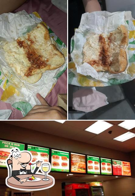 Comida em Subway