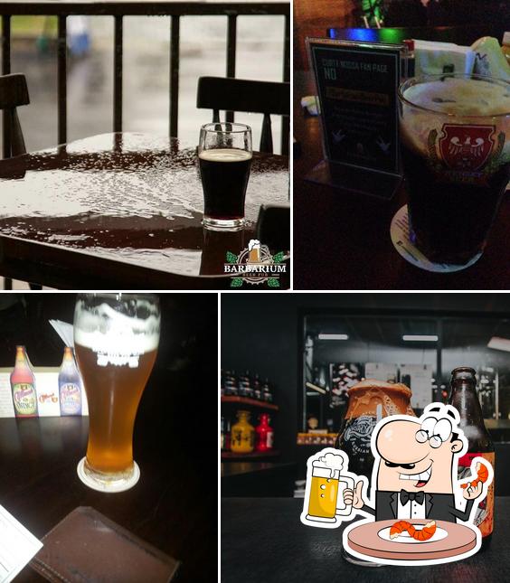 Barbarium Beer Pub serve uma gama de cervejas