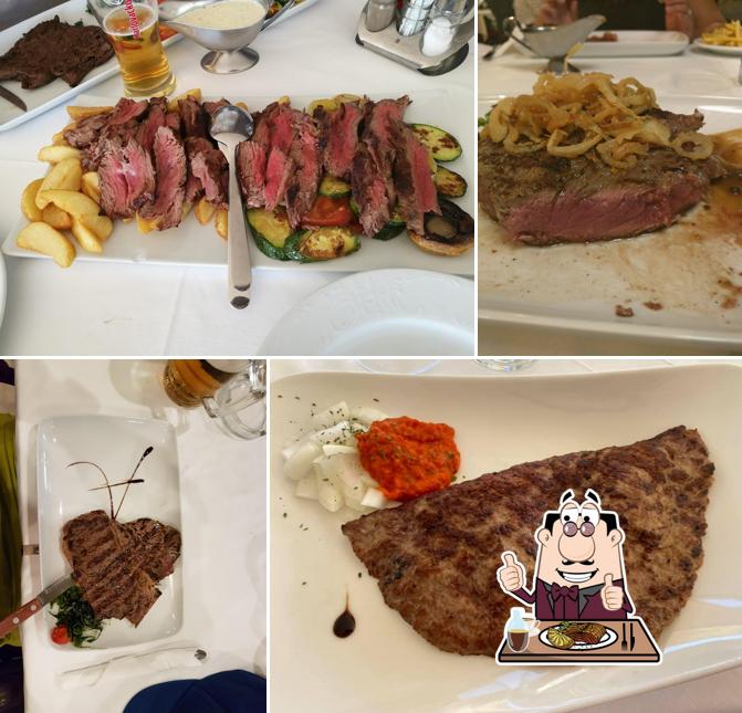 Get meat dishes at Ante Restaurant Steak House