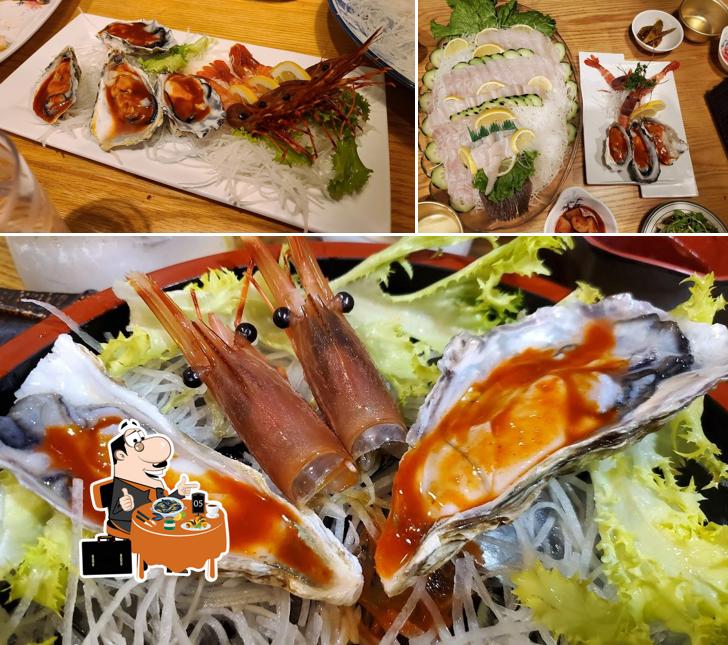 Try out seafood at Bada sushi