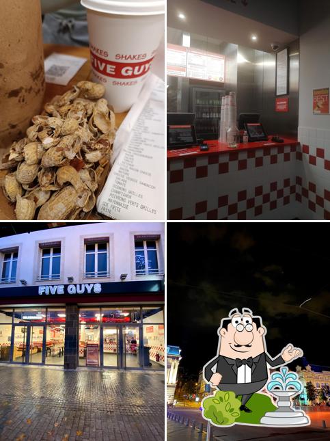 Jetez un coup d’oeil à l’image indiquant la extérieur et nourriture concernant Five Guys Clermont-ferrand