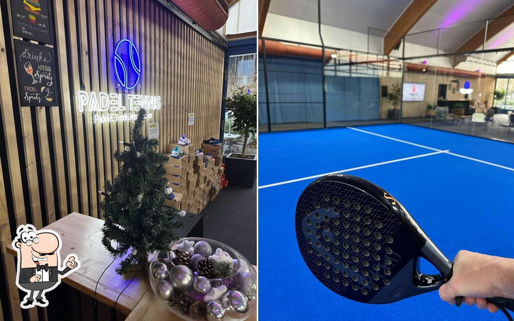 Gli interni di Padel & Tennis Arena am See