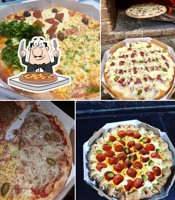 No Pizzaria La Luna Patriarca, você pode degustar pizza