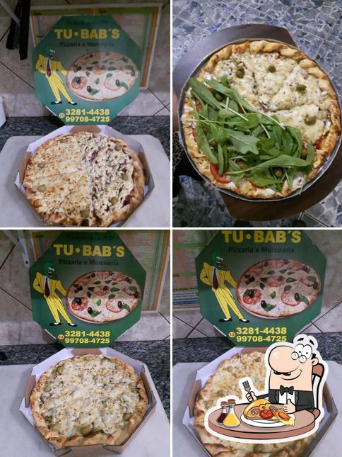 No Pizzaria Tubabs, você pode desfrutar de pizza