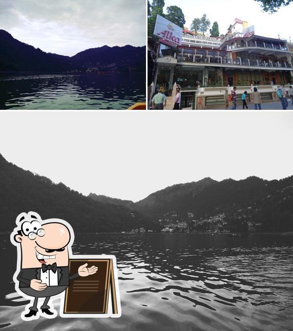 You can get some fresh air at the outside area of Domino's Pizza Mallital, Nainital