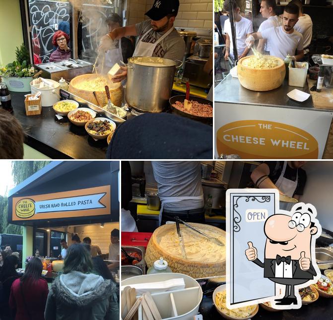 The Cheese Wheel, Camden Lock Market in London Restaurant menu and