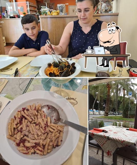 Gli interni di Spaghetteria Macaroni