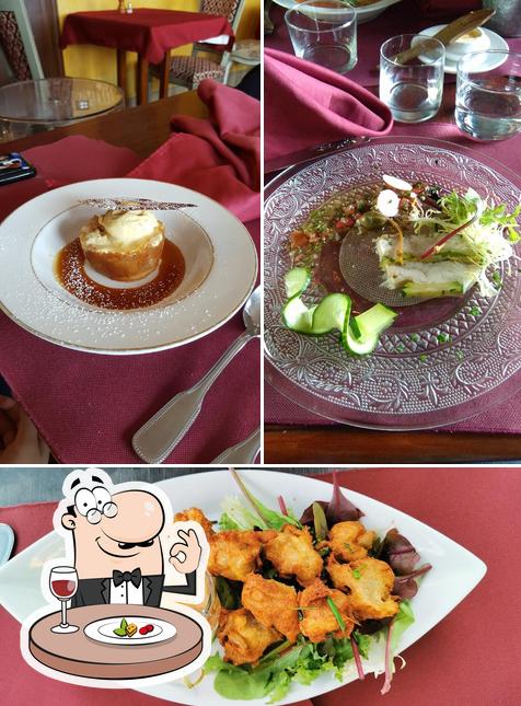 Еда в "Restaurant La Corderie"