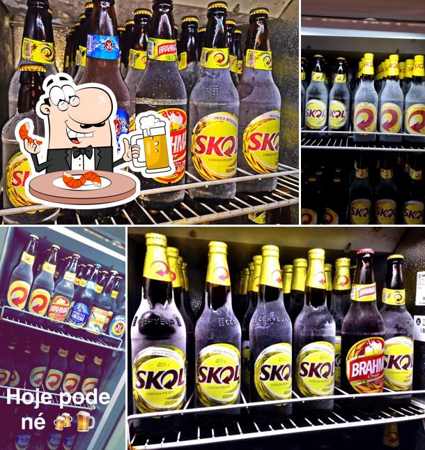 Você pode tomar um copo de cerveja leve ou escura