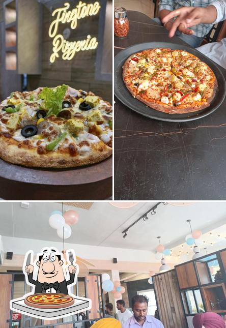 At Firestone pizzeria, you can order pizza