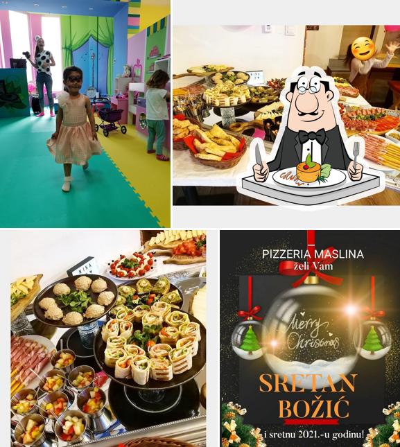 Platti al Pizzeria Maslina