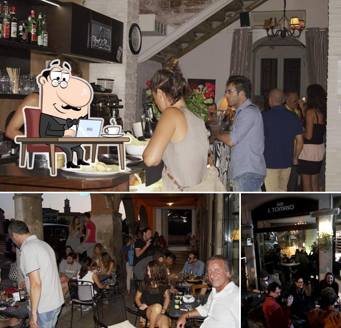 Die Inneneinrichtung von San Tomaso cocktail bar