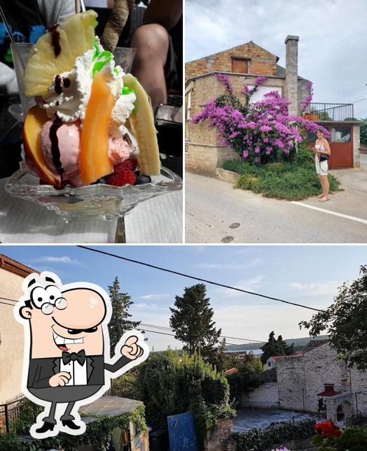 La immagine della esterno e cibo di Caffe bar Centar