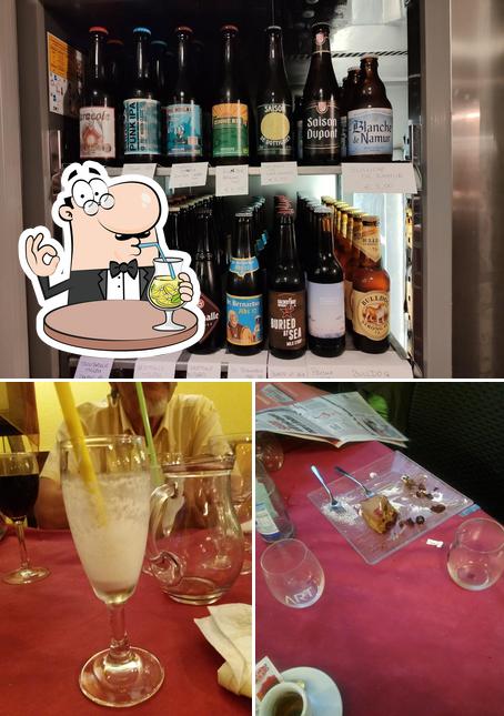 Prenditi un drink dal menu