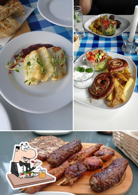 Food at Balkan Bistro Prespa