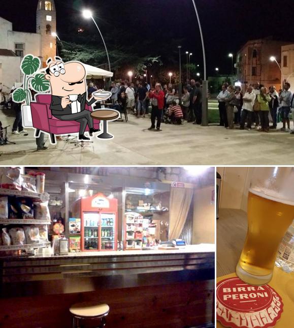 La interni e birra del ristorante