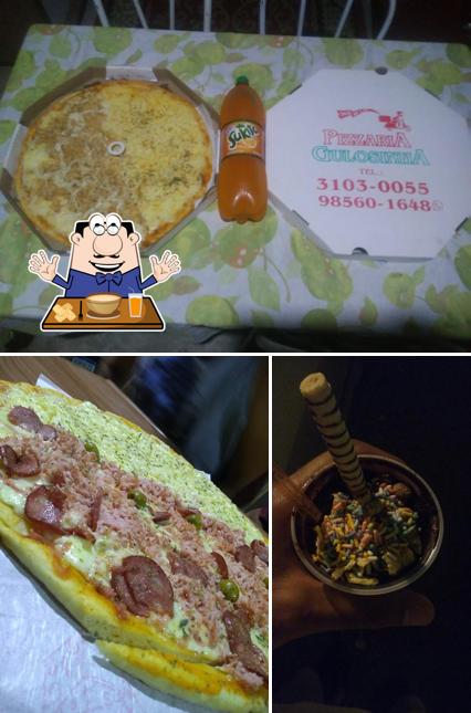 Comida em Pizzaria E Lanchonete Gulozinha