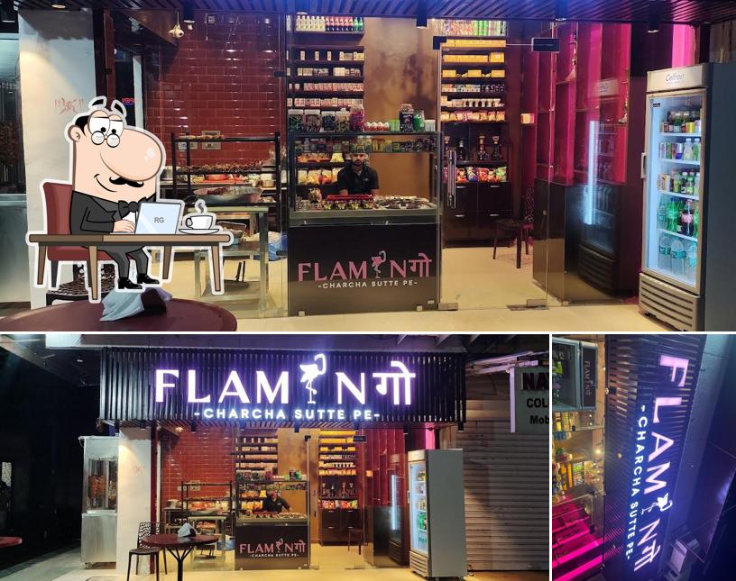 The interior of Flamingo