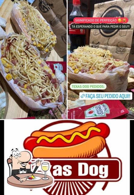 Comida em Texas Dog & Burguer