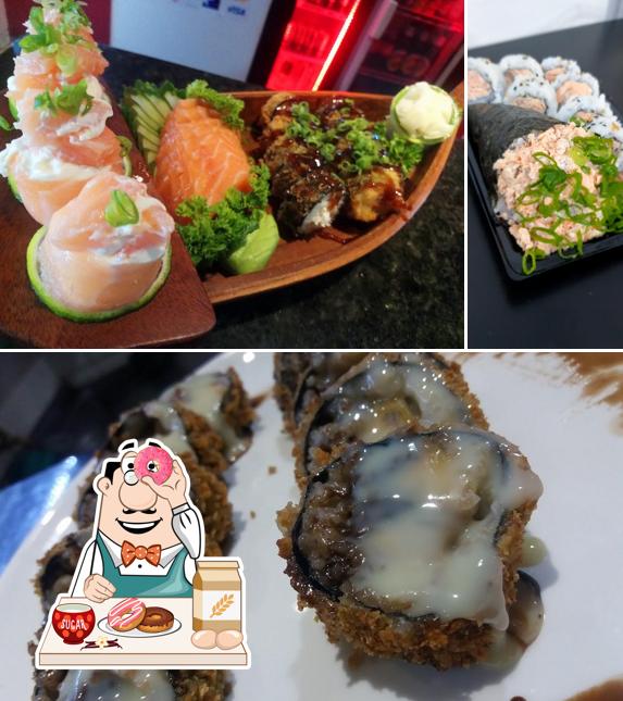 Sushi Inkaza serves a selection of sweet dishes