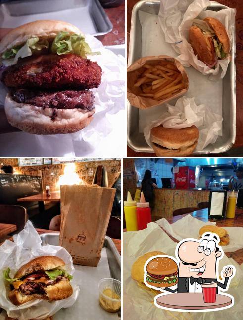 Try out a burger at Burger Joint