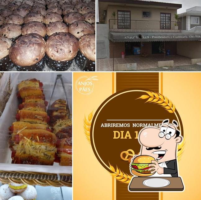 Os hambúrgueres do Anjo's Pães irão satisfazer diferentes gostos