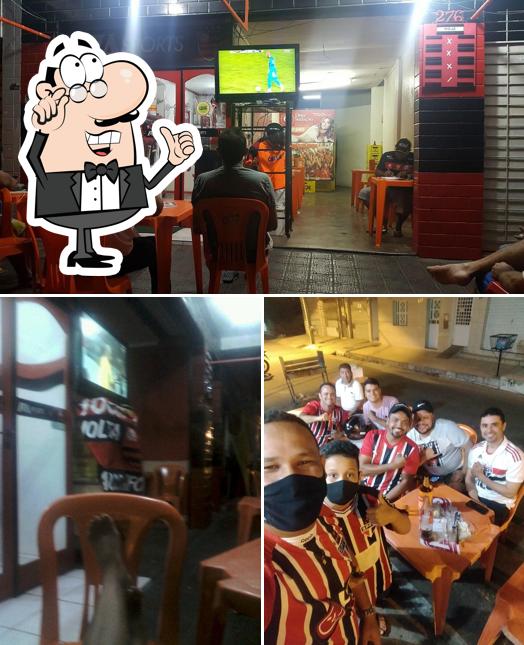 O interior do Bar do Flamengo