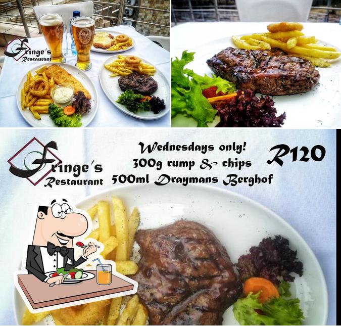 Еда в "Fringe's Restaurant"